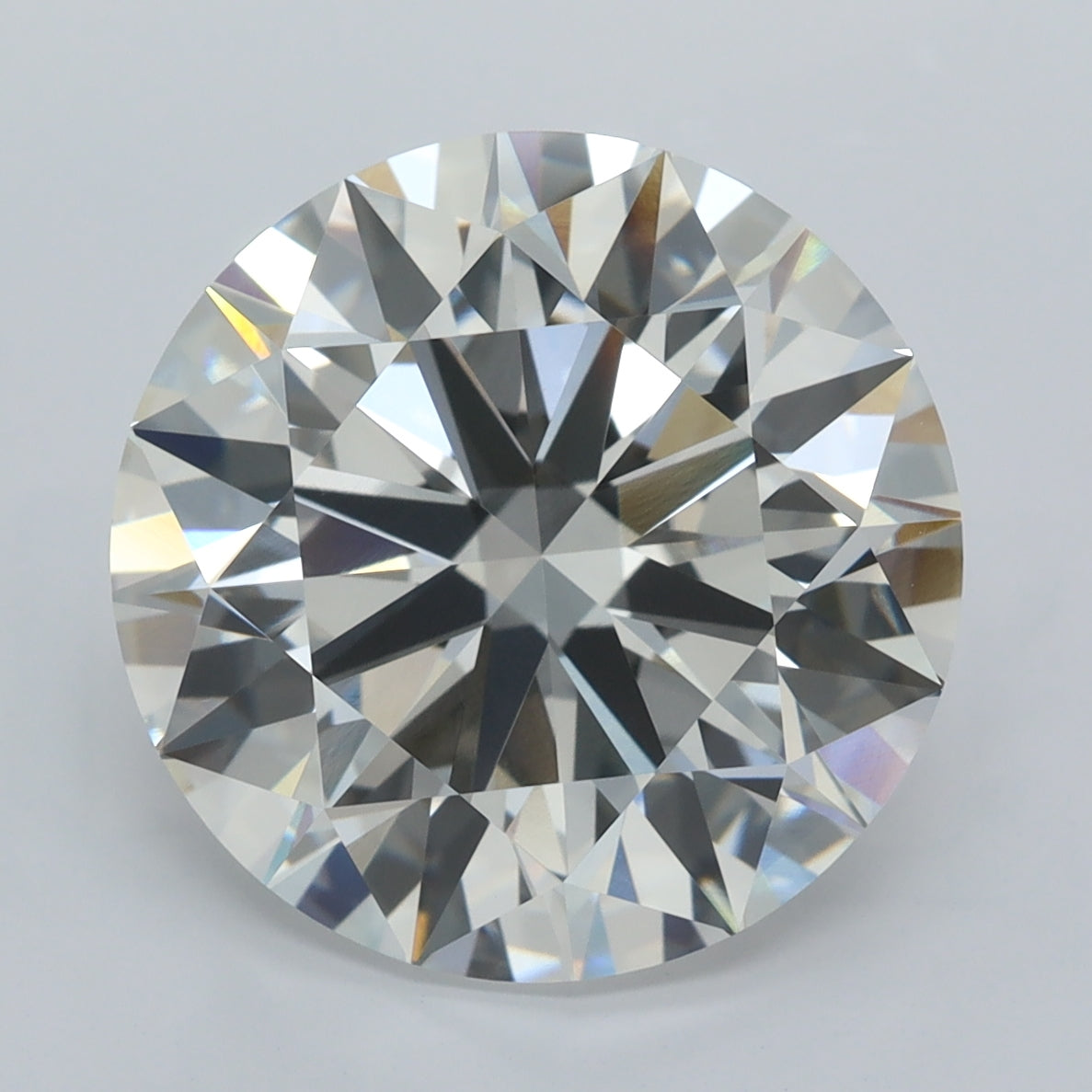 7.04 Carat Round Shaped, E Color, VVS2 Clarity, IGI Certified Lab Grown Diamond