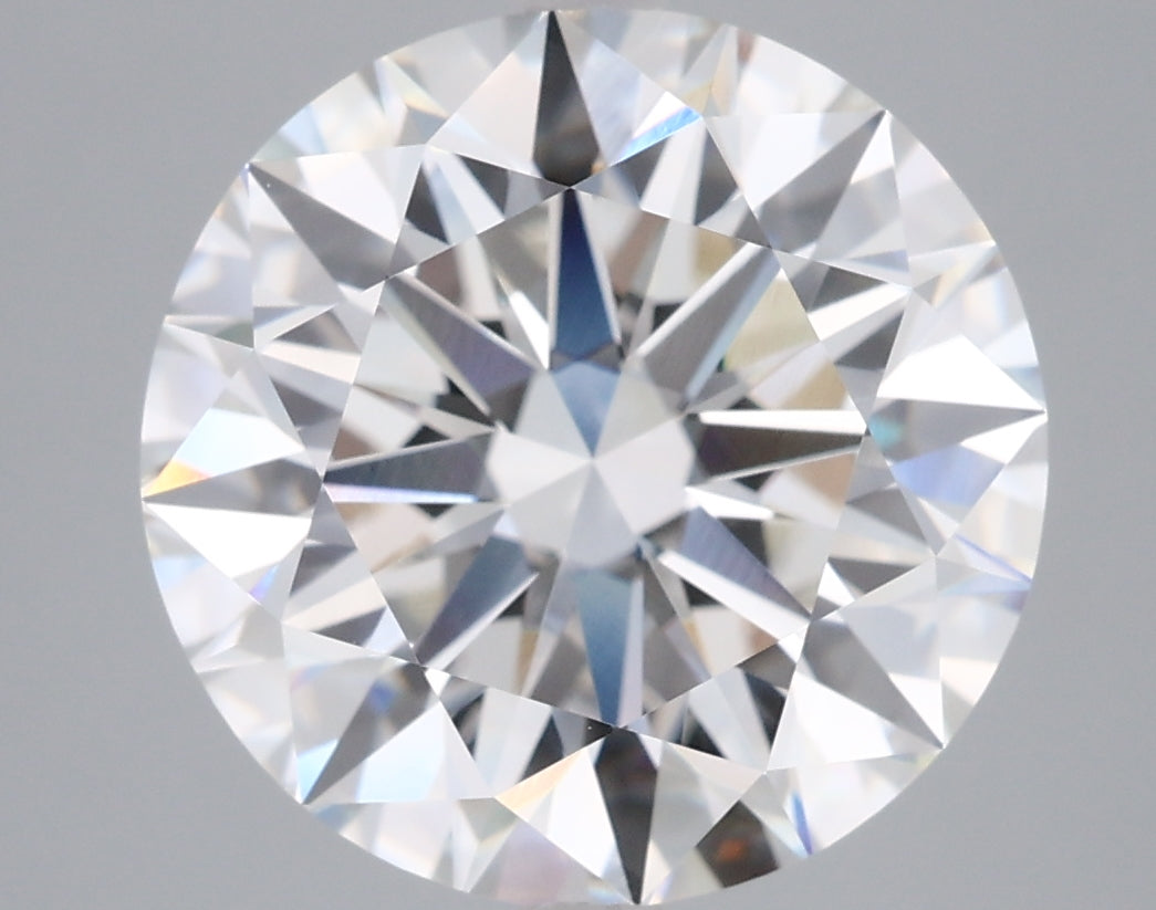 5.03 Carat Round Shaped, Ideal Cut, F Color, VVS1 Clarity, IGI Certified Lab Grown Diamond
