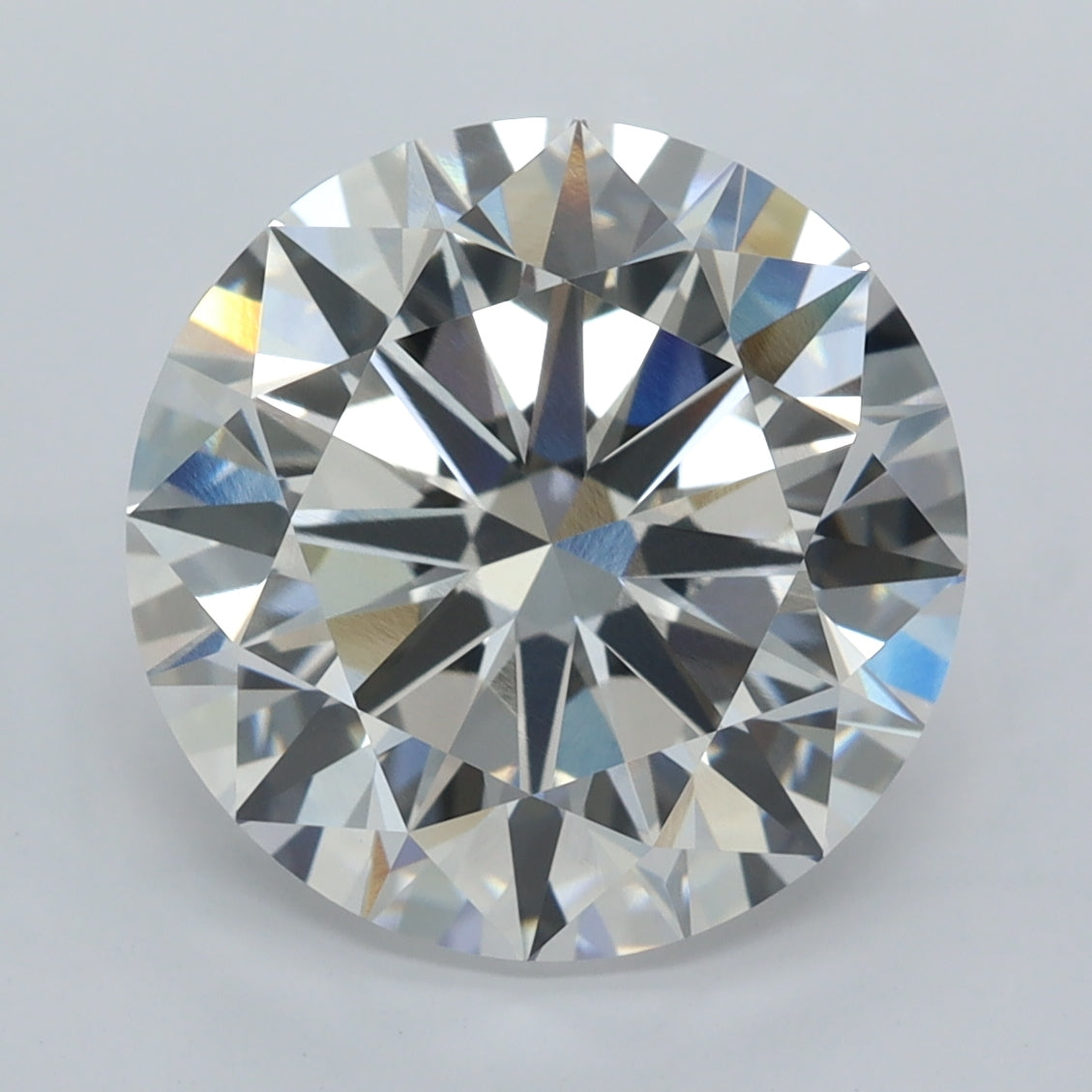 6.00 Carat Round Shaped, Excellent Cut, E Color, VVS2 Clarity, IGI Certified Lab Grown Diamond