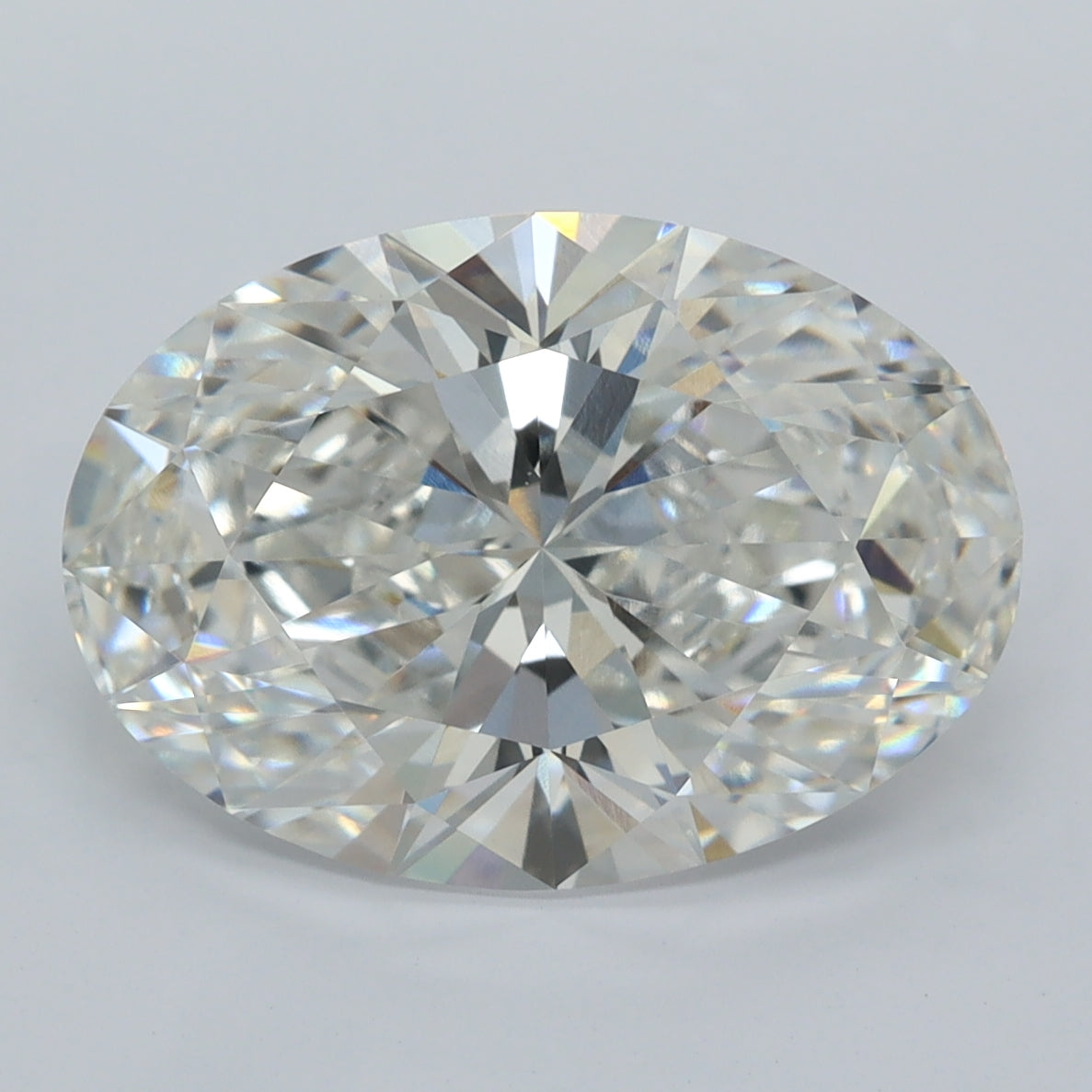 5.05 Carat Oval Shaped, Ideal Cut, E Color, VVS2 Clarity, IGI Certified Lab Grown Diamond