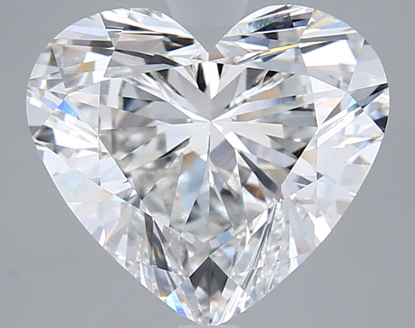 5.05 Carat Heart Shaped, Ideal Cut, E Color, VVS2 Clarity, IGI Certified Lab Grown Diamond