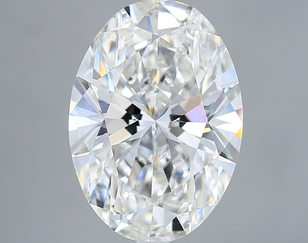 5.04 Carat Oval Shaped, Ideal Cut, E Color, VVS2 Clarity, IGI Certified Lab Grown Diamond