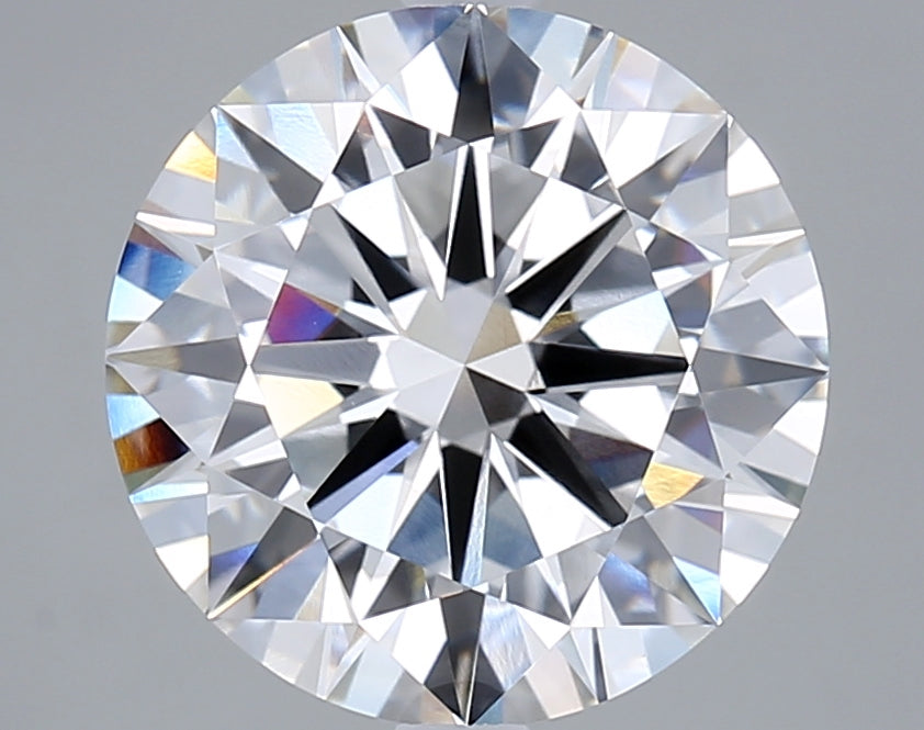 5.01 Carat Round Shaped, Excellent Cut, F Color, VVS2 Clarity, IGI Certified Lab Grown Diamond
