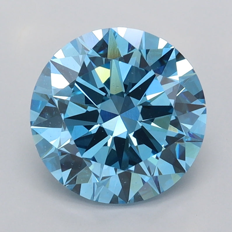 2.00 Carat Round Shaped, Excellent Cut, VS1 Clarity, IGI Certified Lab Grown Diamond