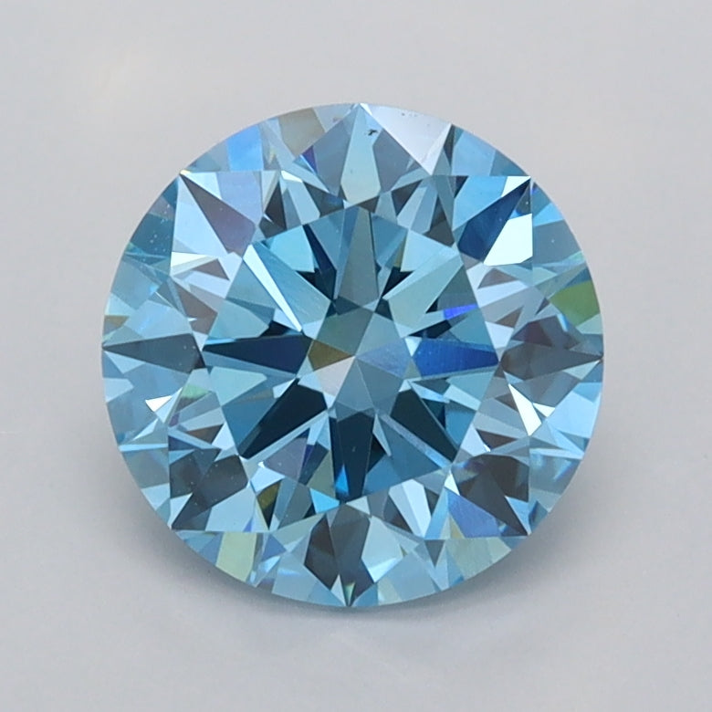 1.56 Carat Round Shaped, Ideal Cut, VVS2 Clarity, IGI Certified Lab Grown Diamond