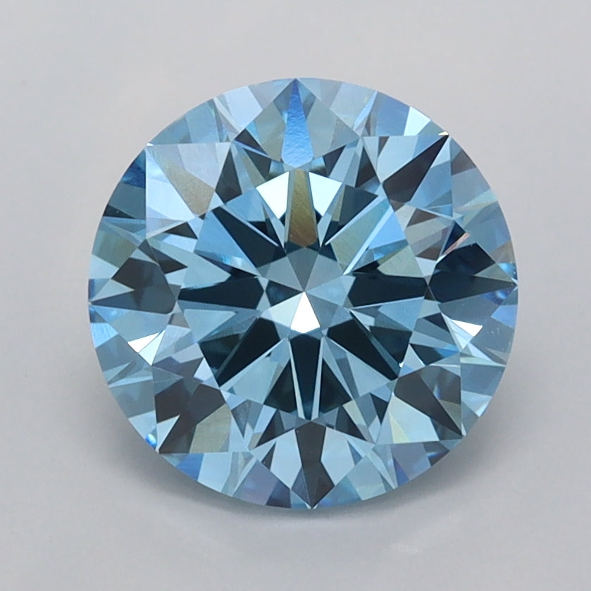 2.06 Carat Round Shaped, Ideal Cut, VVS1 Clarity, IGI Certified Lab Grown Diamond