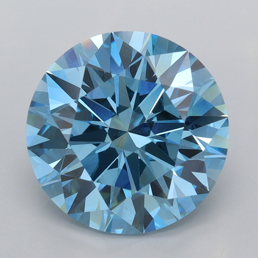 5.03 Carat Round Shaped, Ideal Cut, VS1 Clarity, IGI Certified Lab Grown Diamond