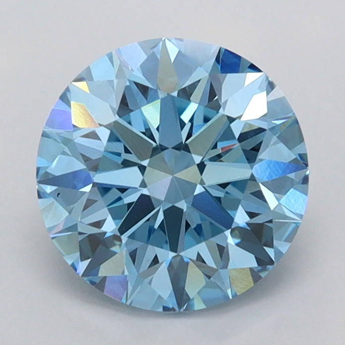 1.59 Carat Round Shaped, Ideal Cut, VVS2 Clarity, IGI Certified Lab Grown Diamond