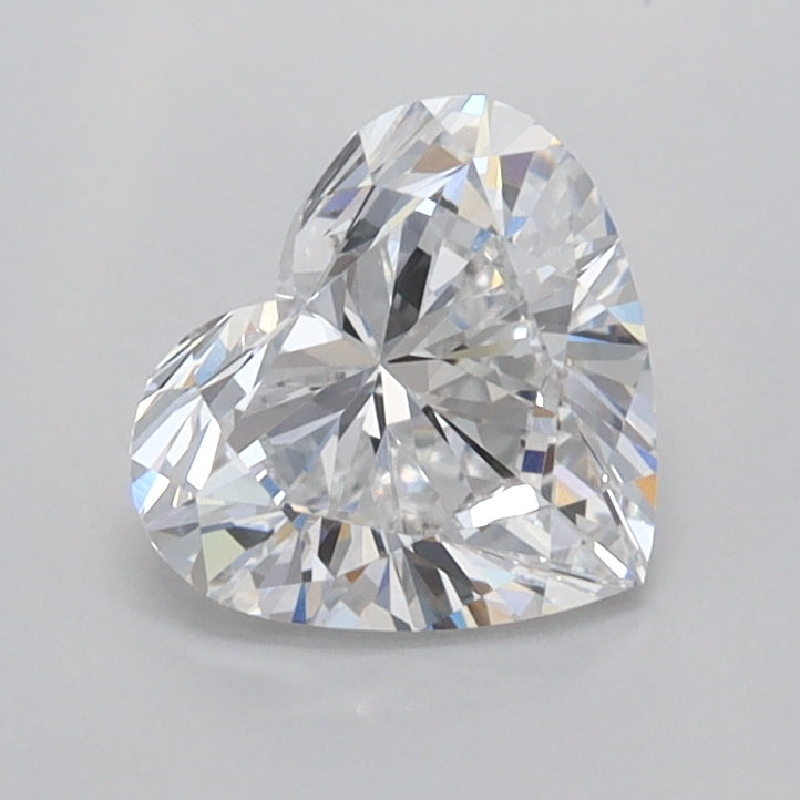 1.01 Carat Heart Shaped, Ideal Cut, D Color, VS1 Clarity, IGI Certified Lab Grown Diamond