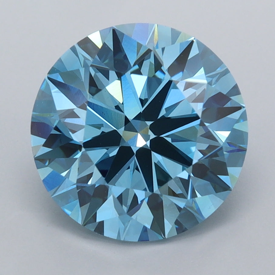 3.48 Carat Round Shaped, Ideal Cut, VVS2 Clarity, IGI Certified Lab Grown Diamond