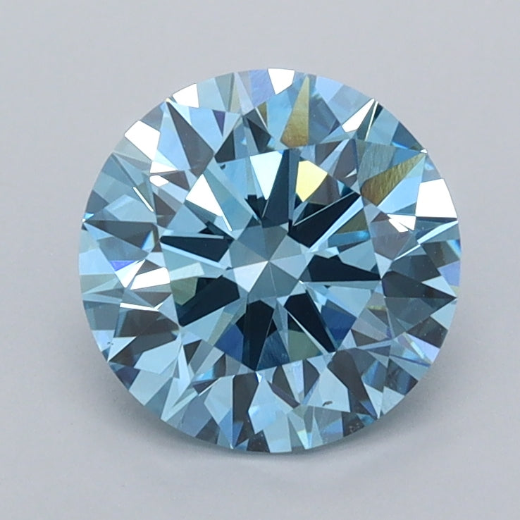 1.48 Carat Round Shaped, Ideal Cut, VVS2 Clarity, IGI Certified Lab Grown Diamond