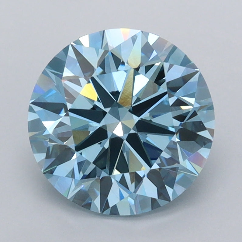 2.00 Carat Round Shaped, Excellent Cut, VVS2 Clarity, IGI Certified Lab Grown Diamond
