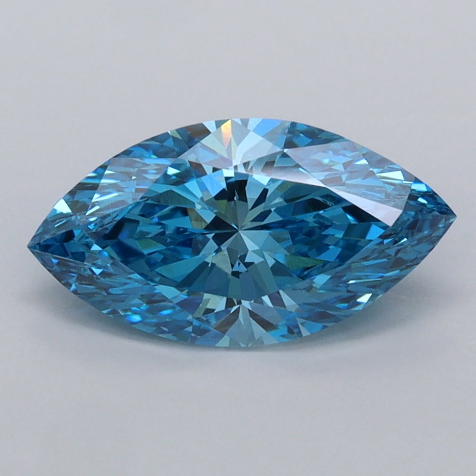 1.50 Carat Marquise Shaped, Ideal Cut, VS1 Clarity, IGI Certified Lab Grown Diamond