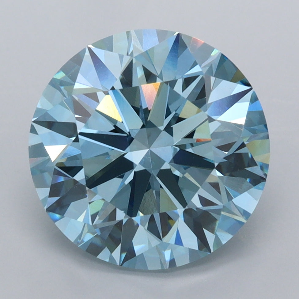 4.63 Carat Round Shaped, Ideal Cut, VS1 Clarity, IGI Certified Lab Grown Diamond