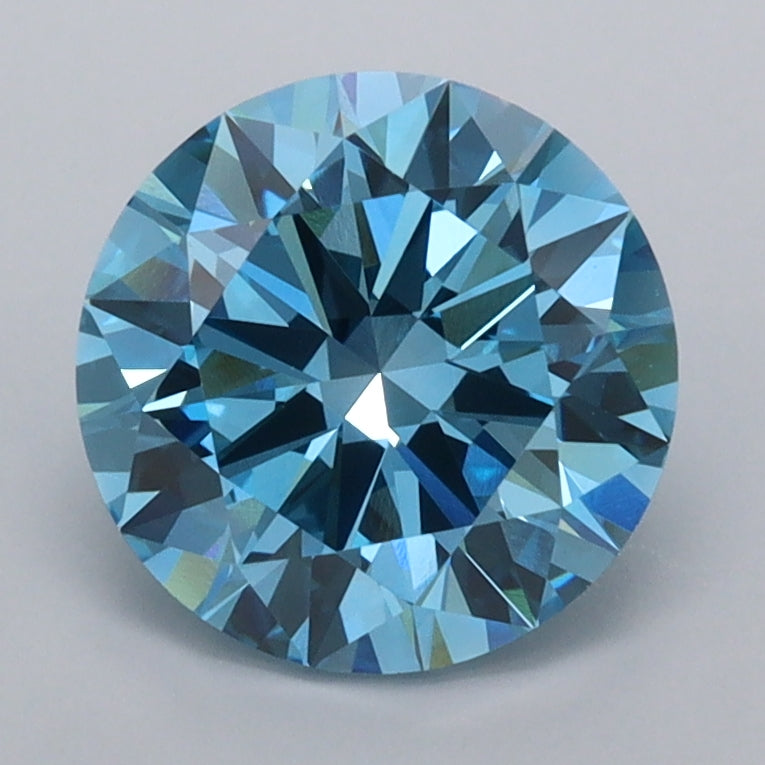 2.00 Carat Round Shaped, Excellent Cut, VVS2 Clarity, IGI Certified Lab Grown Diamond
