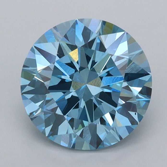 1.54 Carat Round Shaped, Ideal Cut, VS1 Clarity, IGI Certified Lab Grown Diamond
