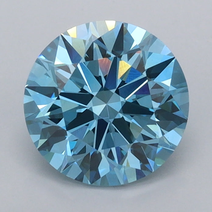 1.53 Carat Round Shaped, Ideal Cut, VVS2 Clarity, IGI Certified Lab Grown Diamond