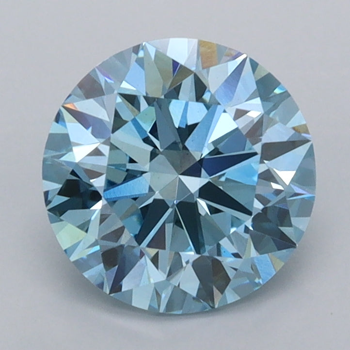 1.76 Carat Round Shaped, Ideal Cut, VVS2 Clarity, IGI Certified Lab Grown Diamond