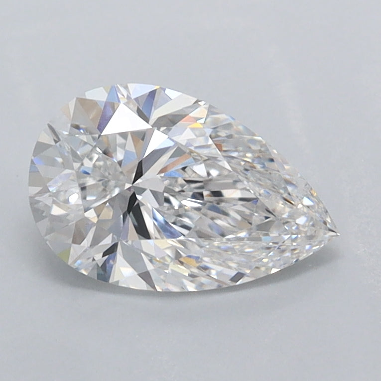 1.03 Carat Pear Shaped, Excellent Cut, F Color, VVS1 Clarity, IGI Certified Lab Grown Diamond