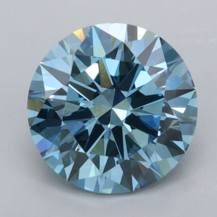1.51 Carat Round Shaped, Excellent Cut, VVS2 Clarity, IGI Certified Lab Grown Diamond