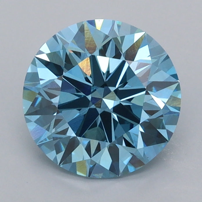 1.54 Carat Round Shaped, Ideal Cut, VVS2 Clarity, IGI Certified Lab Grown Diamond