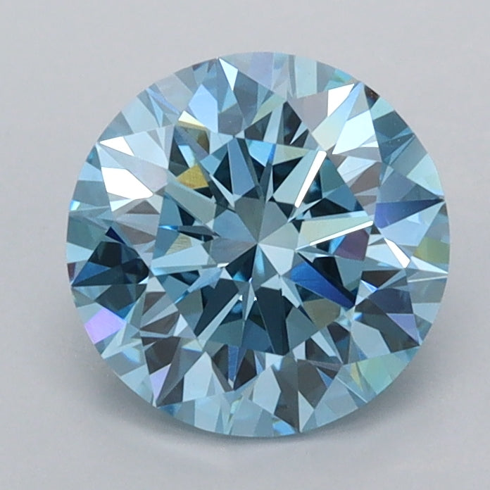 1.53 Carat Round Shaped, Ideal Cut, VVS1 Clarity, IGI Certified Lab Grown Diamond