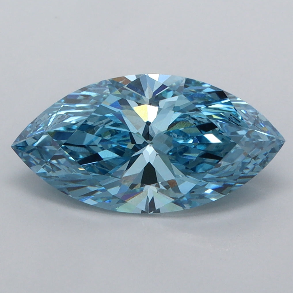 2.03 Carat Marquise Shaped, Ideal Cut, VVS1 Clarity, IGI Certified Lab Grown Diamond