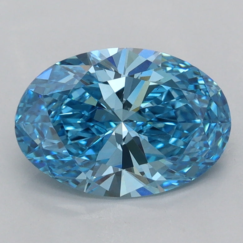 1.54 Carat Oval Shaped, Excellent Cut, VS1 Clarity, IGI Certified Lab Grown Diamond
