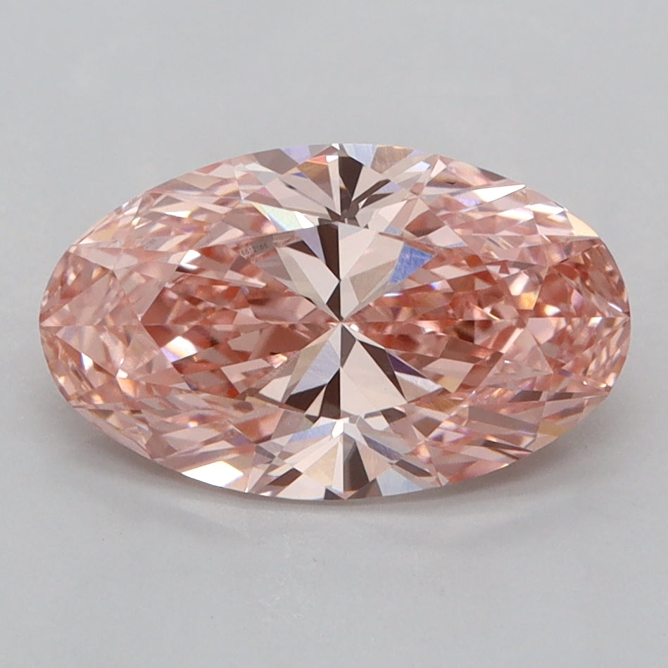 2.05 Carat Oval Shaped, Ideal Cut, VVS1 Clarity, IGI Certified Lab Grown Diamond