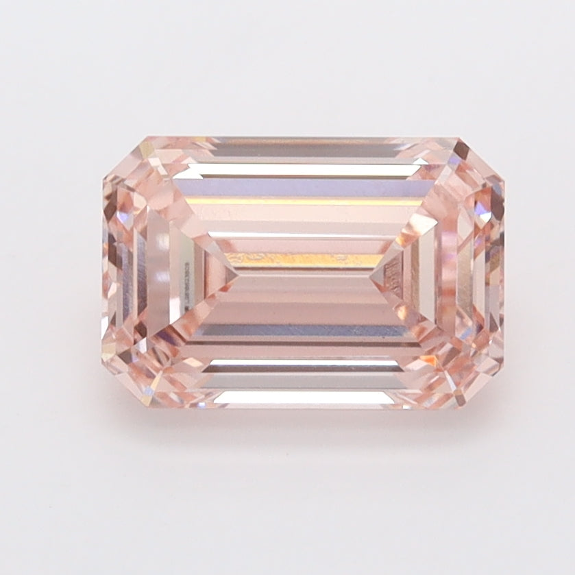 1.58 Carat Emerald Shaped, Ideal Cut, VVS2 Clarity, IGI Certified Lab Grown Diamond