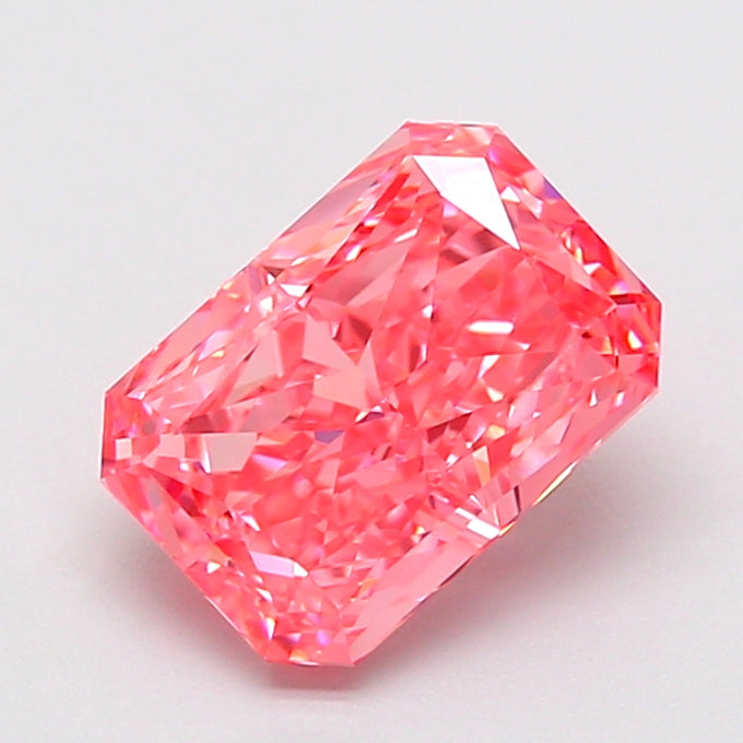 1.73 Carat Radiant Shaped, Excellent Cut, VVS2 Clarity, IGI Certified Lab Grown Diamond