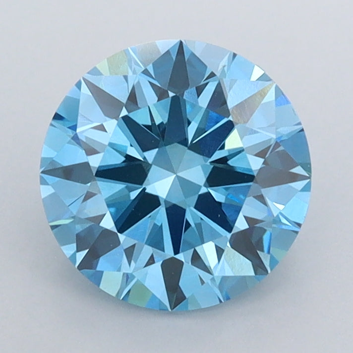 1.58 Carat Round Shaped, Ideal Cut, VS1 Clarity, IGI Certified Lab Grown Diamond