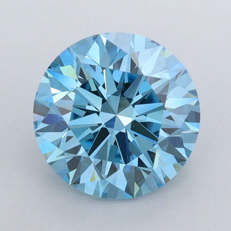 1.70 Carat Round Shaped, Ideal Cut, VVS2 Clarity, IGI Certified Lab Grown Diamond