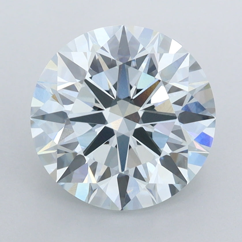 2.60 Carat Round Shaped, Ideal Cut, VS1 Clarity, IGI Certified Lab Grown Diamond