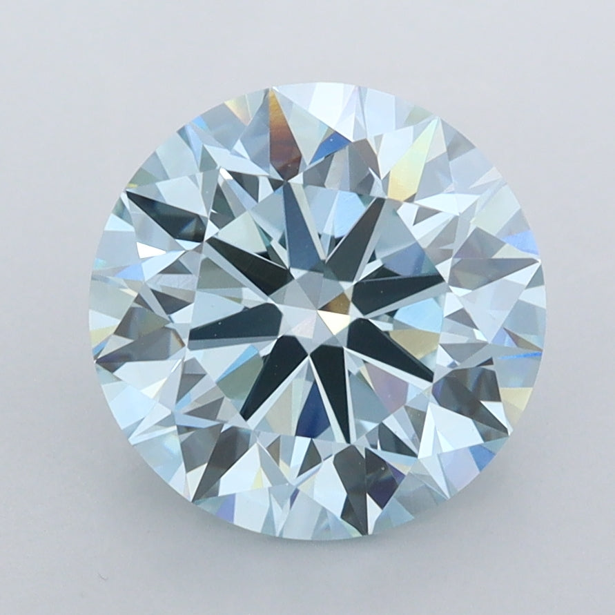 3.00 Carat Round Shaped, Ideal Cut, VVS1 Clarity, IGI Certified Lab Grown Diamond
