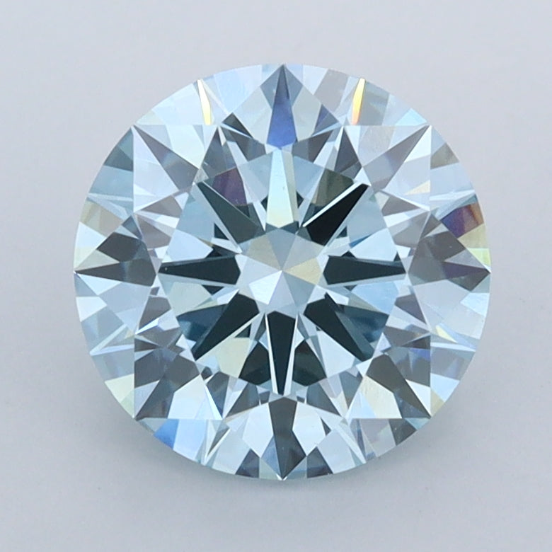 2.00 Carat Round Shaped, Ideal Cut, VVS2 Clarity, IGI Certified Lab Grown Diamond