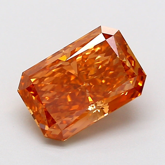 1.58 Carat Radiant Shaped, Ideal Cut, VVS2 Clarity, IGI Certified Lab Grown Diamond