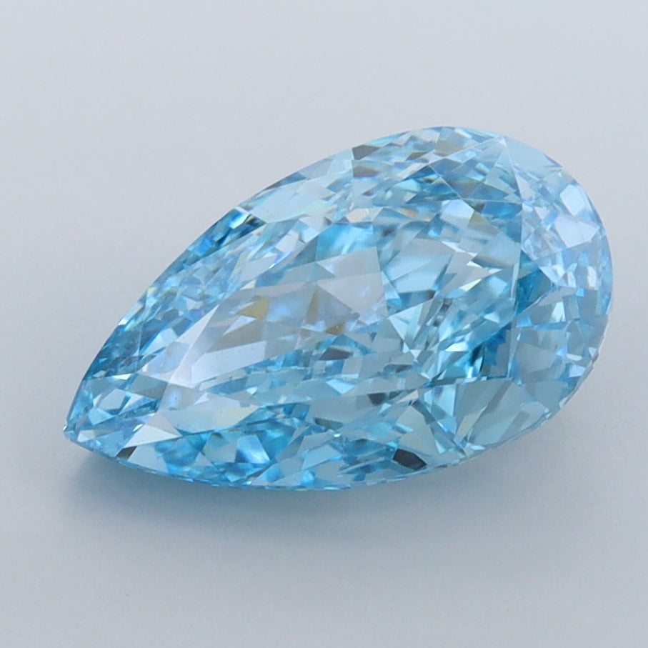 2.54 Carat Pear Shaped, Excellent Cut, VVS2 Clarity, IGI Certified Lab Grown Diamond