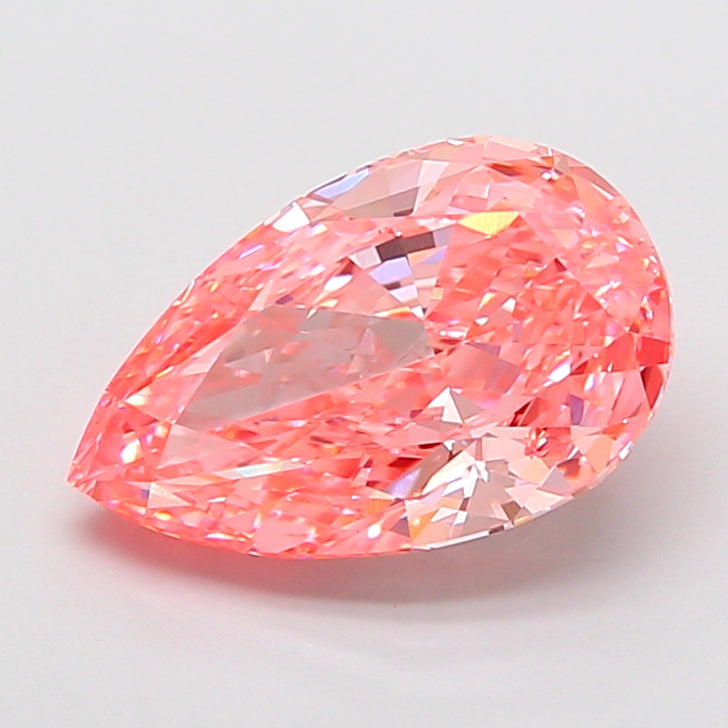 4.43 Carat Pear Shaped, Ideal Cut, VVS2 Clarity, IGI Certified Lab Grown Diamond
