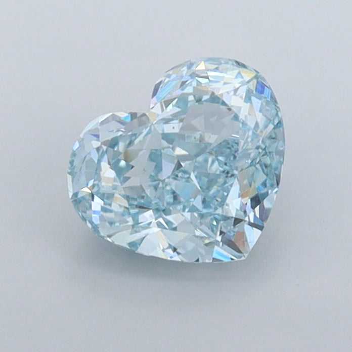0.88 Carat Heart Shaped, Excellent Cut, VS1 Clarity, IGI Certified Lab Grown Diamond