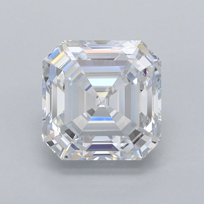 1.02 Carat Asscher Shaped, Ideal Cut, F Color, VVS1 Clarity, IGI Certified Lab Grown Diamond