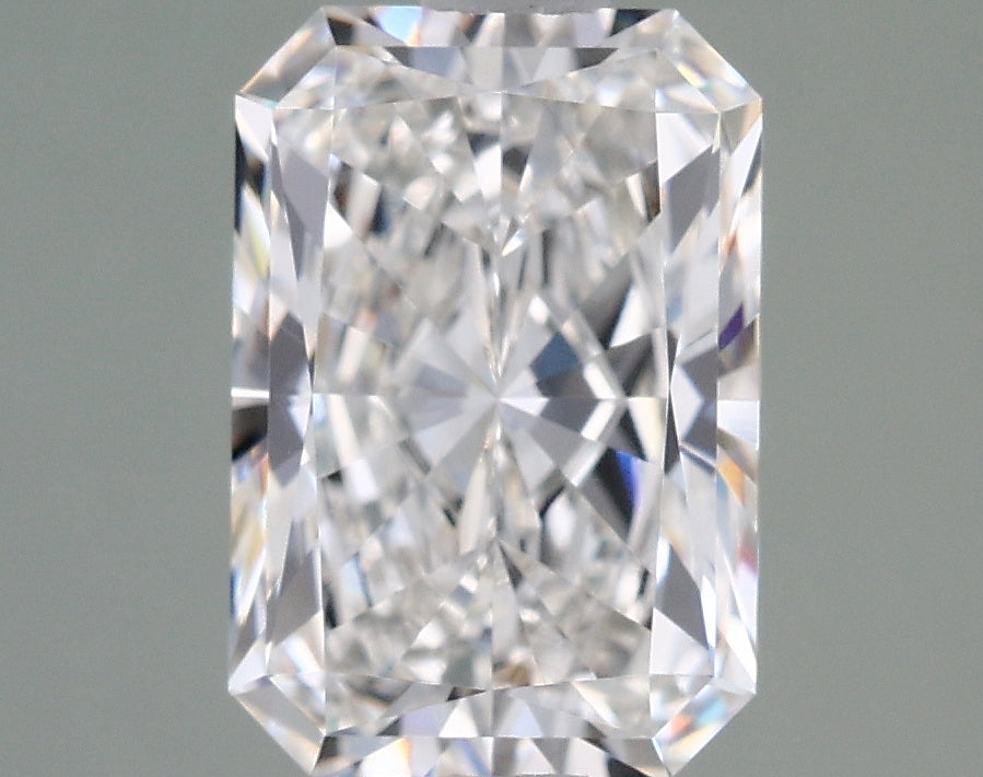 1.61 Carat Radiant Shaped, Ideal Cut, F Color, VVS2 Clarity, IGI Certified Lab Grown Diamond