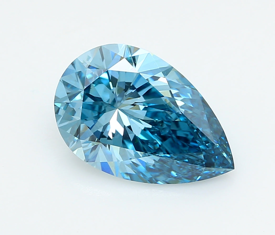 4.03 Carat Pear Shaped, Ideal Cut, VVS2 Clarity, IGI Certified Lab Grown Diamond