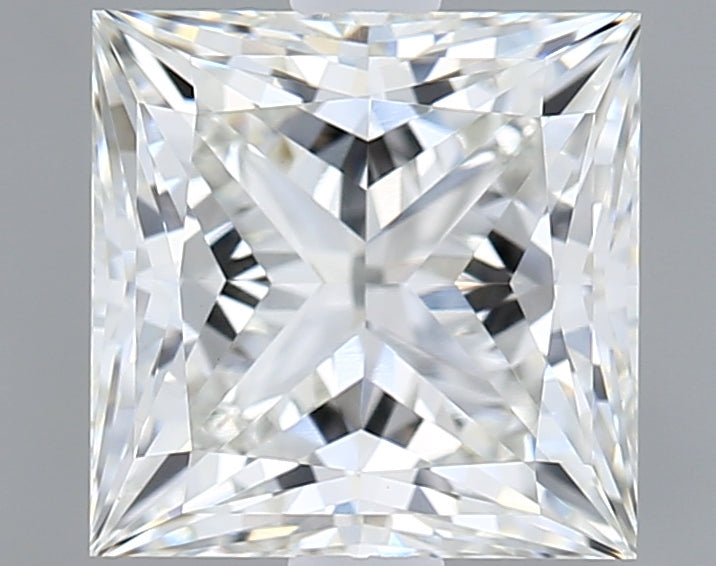 2.05 Carat Princess Shaped, Ideal Cut, G Color, VVS1 Clarity, IGI Certified Lab Grown Diamond