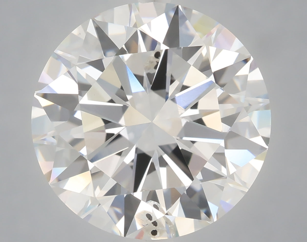7.00 Carat Round Shaped, Excellent Cut, F Color, SI2 Clarity, IGI Certified Lab Grown Diamond