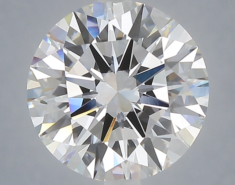 3.84 Carat Round Shaped, Excellent Cut, E Color, VVS2 Clarity, IGI Certified Lab Grown Diamond