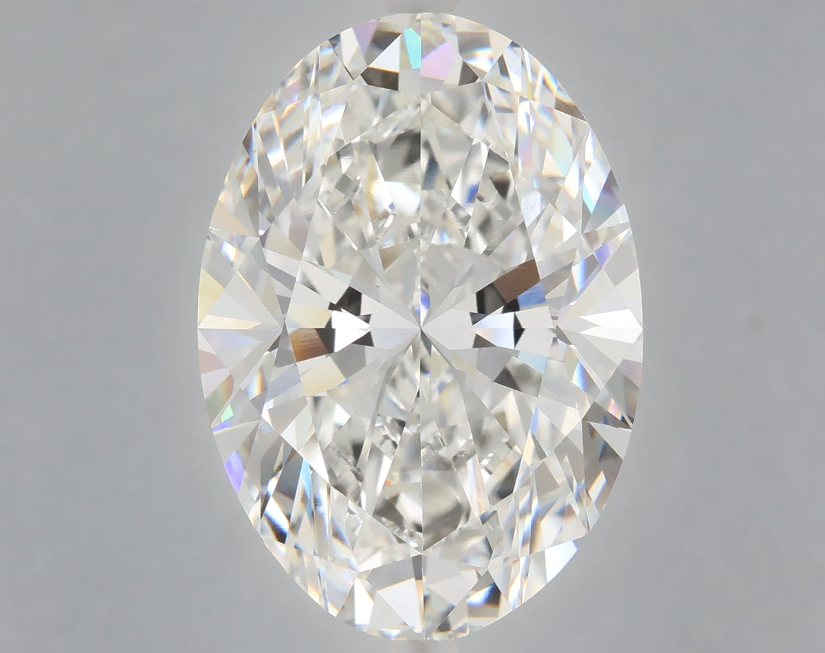 14.63 Carat Oval Shaped, Ideal Cut, F Color, VVS2 Clarity, IGI Certified Lab Grown Diamond