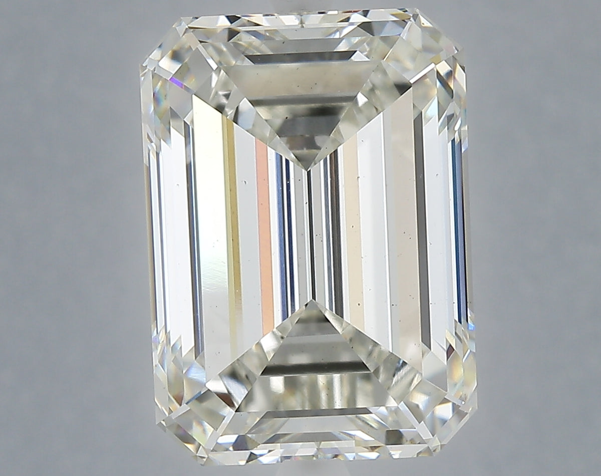 10.08 Carat Emerald Shaped, Ideal Cut, H Color, VS2 Clarity, IGI Certified Lab Grown Diamond
