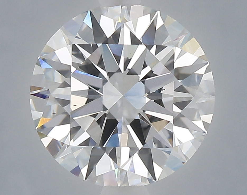 2.56 Carat Round Shaped, Excellent Cut, E Color, VS2 Clarity, IGI Certified Lab Grown Diamond