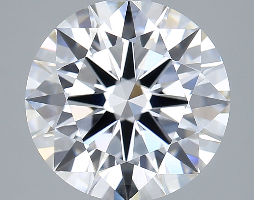 3.01 Carat Round Shaped, Ideal Cut, D Color, VVS2 Clarity, IGI Certified Lab Grown Diamond